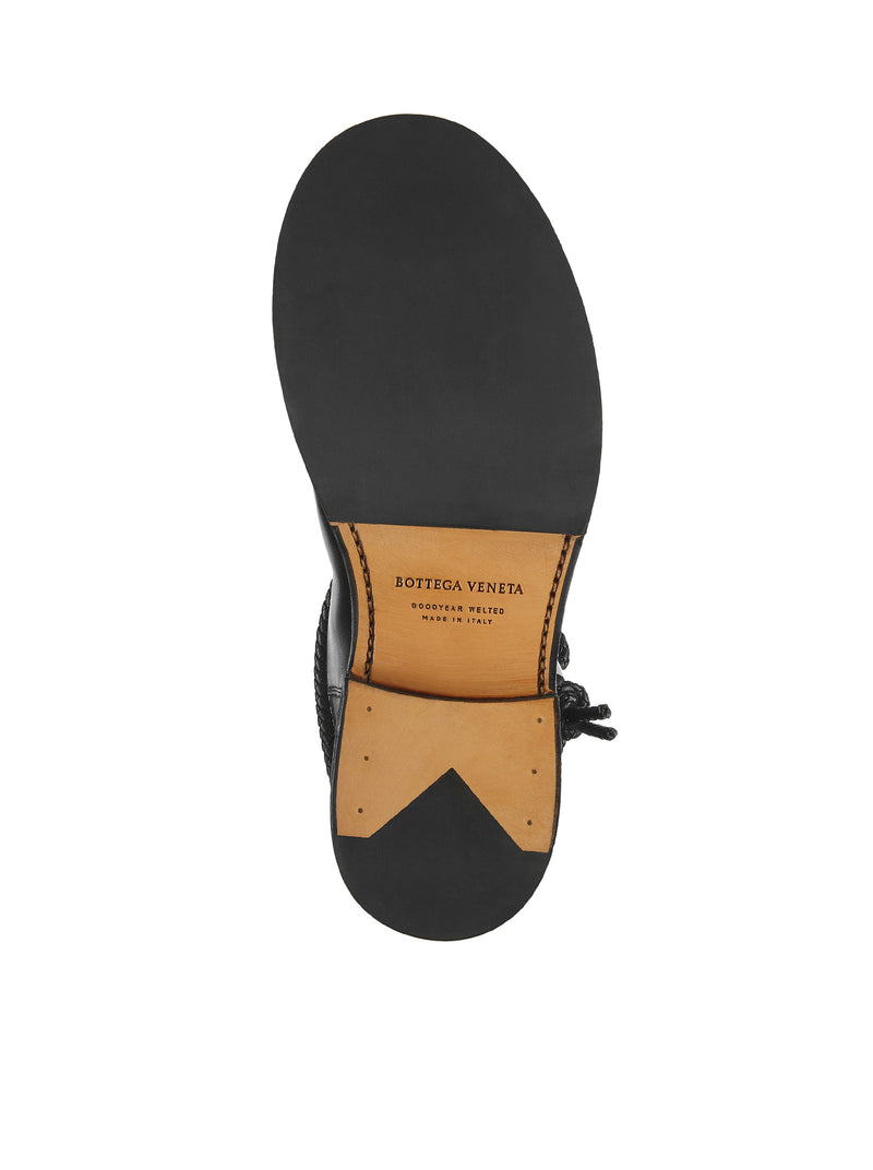 JAMES LEATHER ANKLE BOOTS