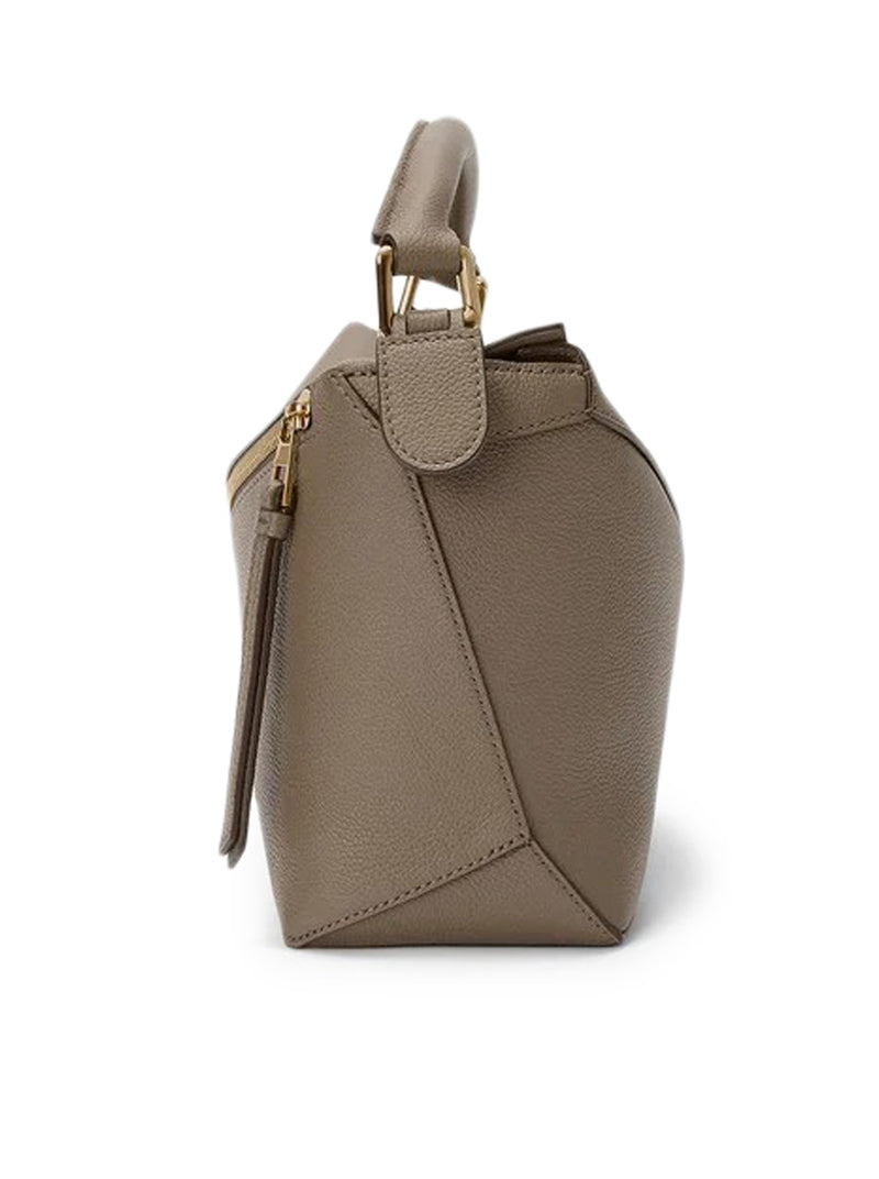 SMALL PUZZLE EDGE BAG IN GRAINED CALFSKIN