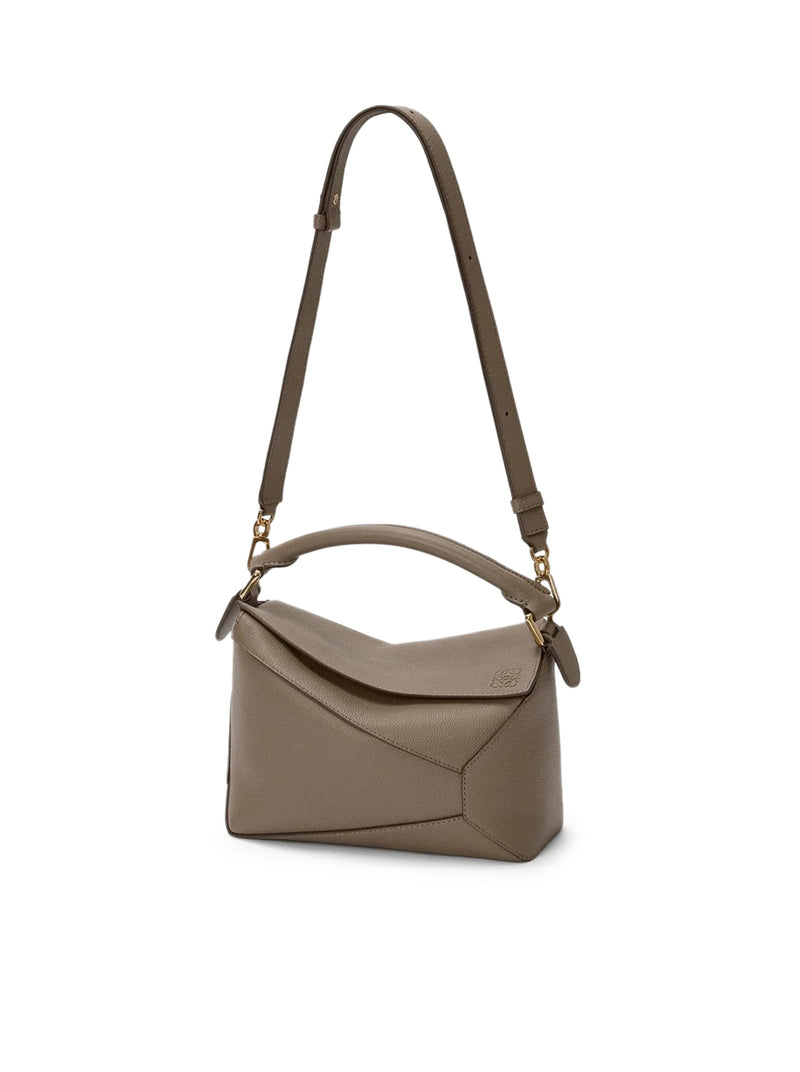 SMALL PUZZLE EDGE BAG IN GRAINED CALFSKIN