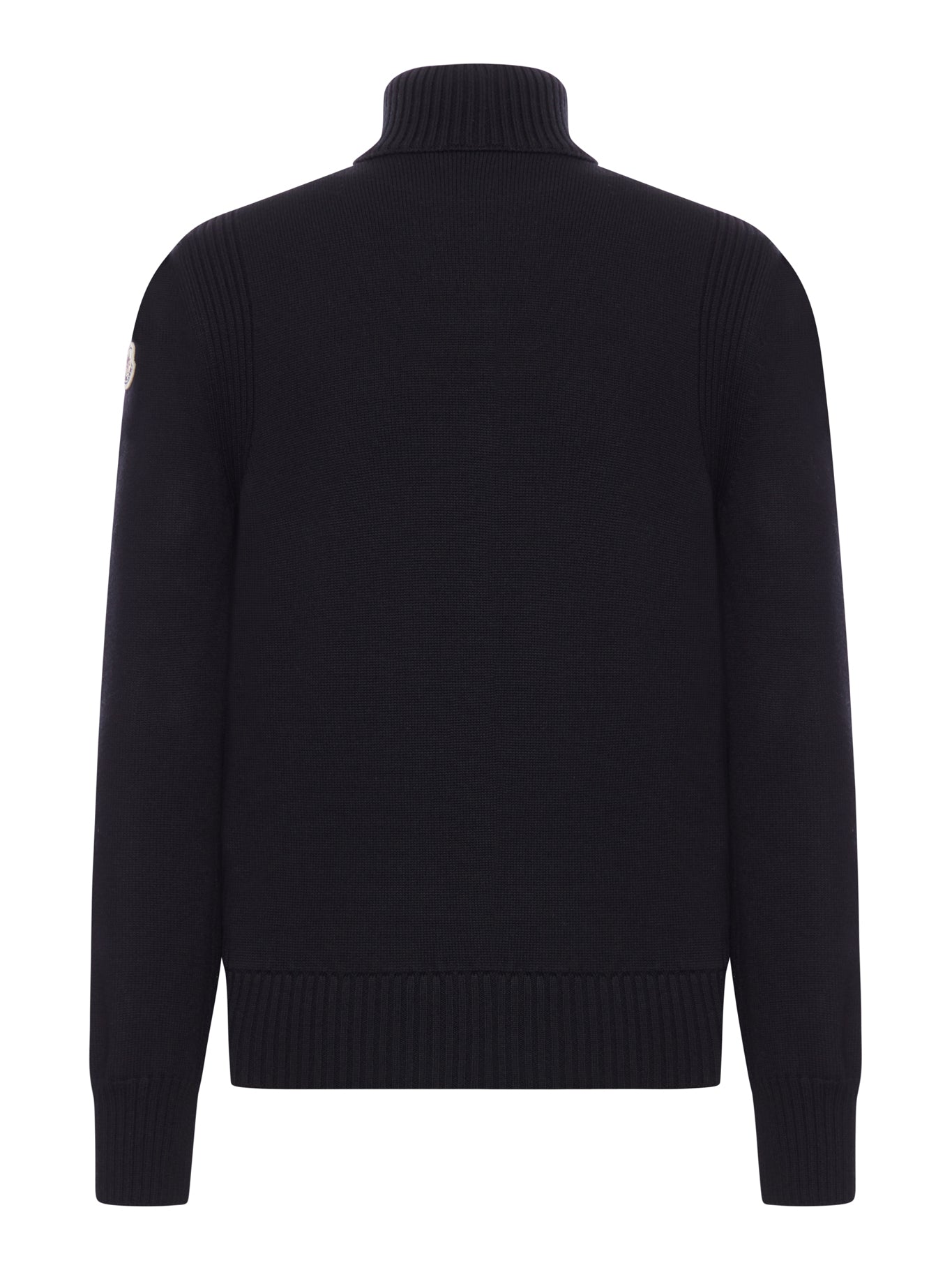 CARDIGAN IMBOTTITO IN LANA CON ZIP