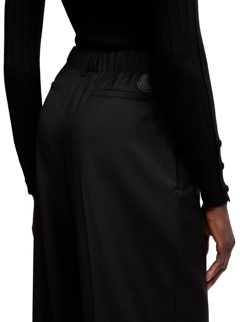 TAILORED WOOL GABARDINE TROUSERS