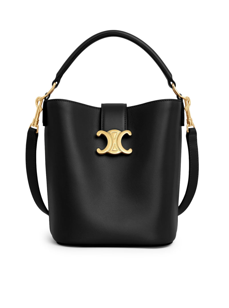 LOUISE SMALL LEATHER BUCKET BAG