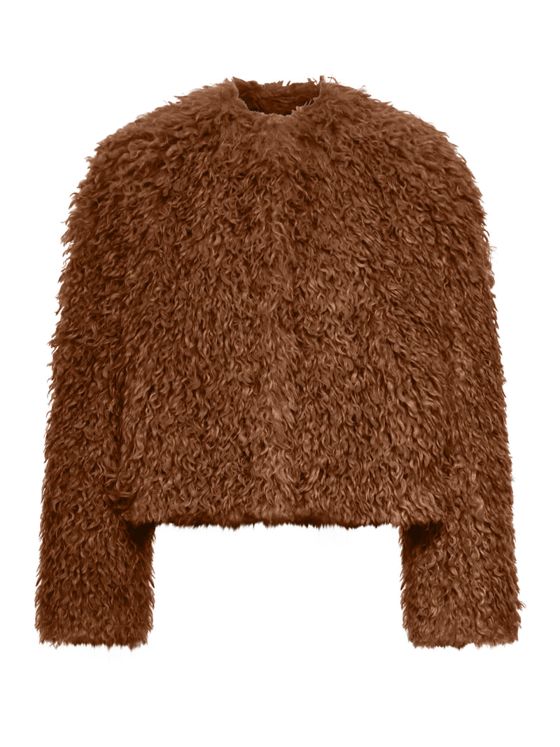 CROPPED FUR JACKET