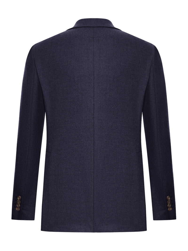 TAILORED SINGLE-BREASTED JACKET IN FAVOLA LORO PIANA
