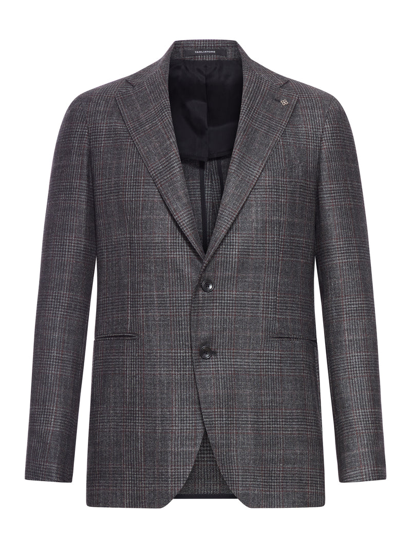 TAILORED SINGLE-BREASTED SILK AIR LORO PIANA JACKET