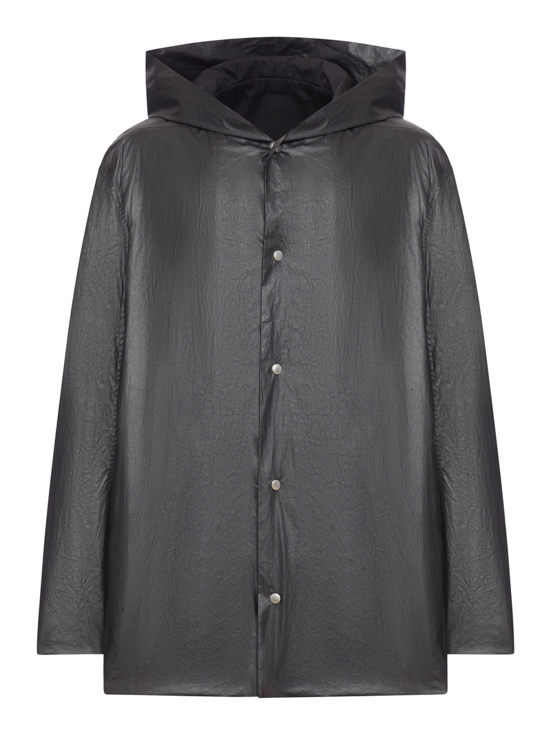 WAXED COTTON OVERSHIRT