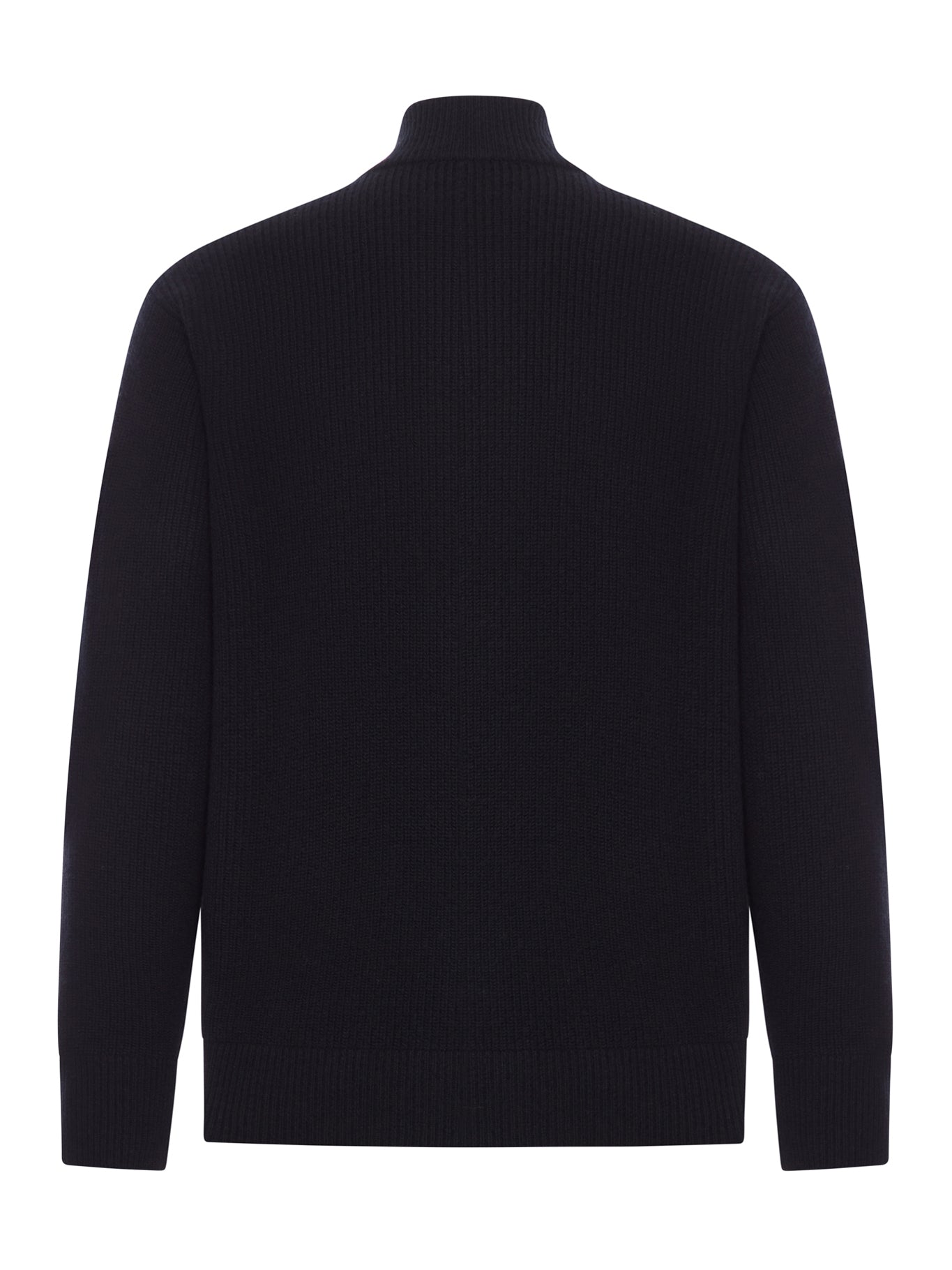 WOOL SWEATER WITH ZIP