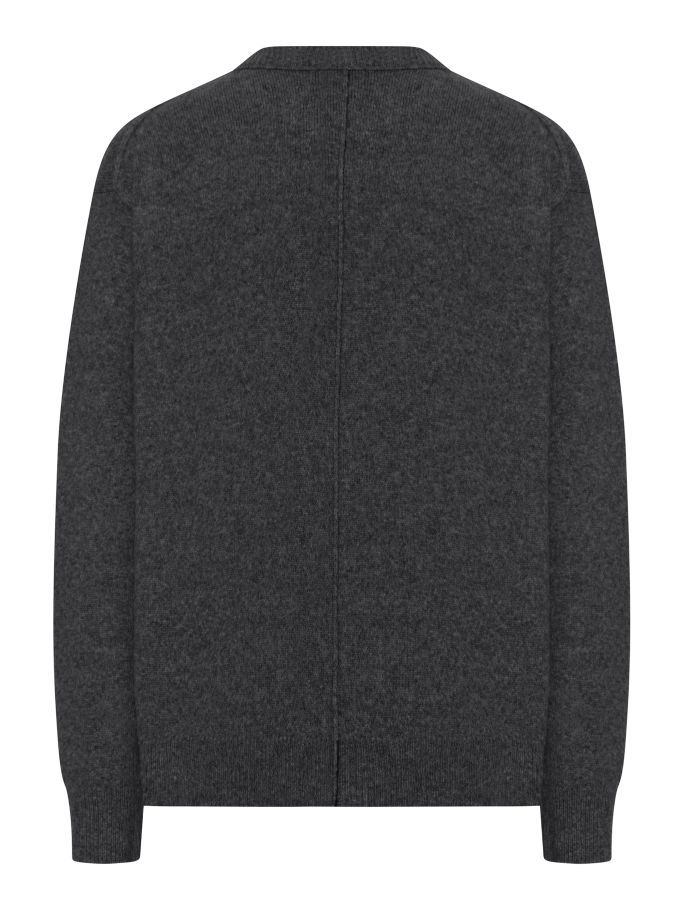 CREW NECK SWEATER IN MELANGE EFFECT WOOL