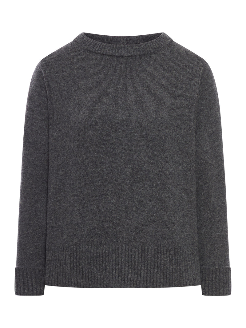 CREW NECK SWEATER IN WOOL BLEND