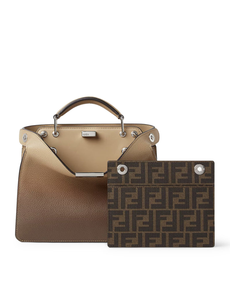 PEEKABOO ISEEU SMALL LEATHER BAG