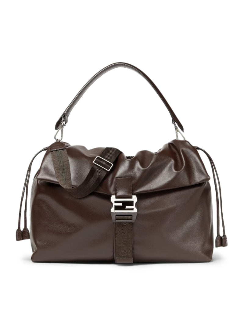 FLUX MAXI MESSENGER LEATHER BAG