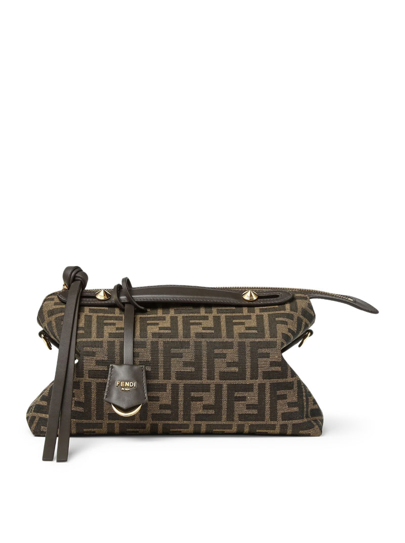 BY THE WAY SOFT MEDIUM BAG IN BROWN FF JACQUARD FABRIC – Suit