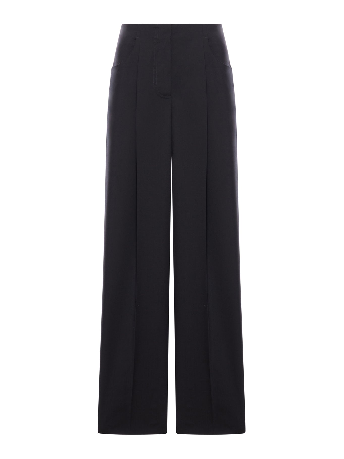 TAILORED WOOL AND MOHAIR TROUSERS