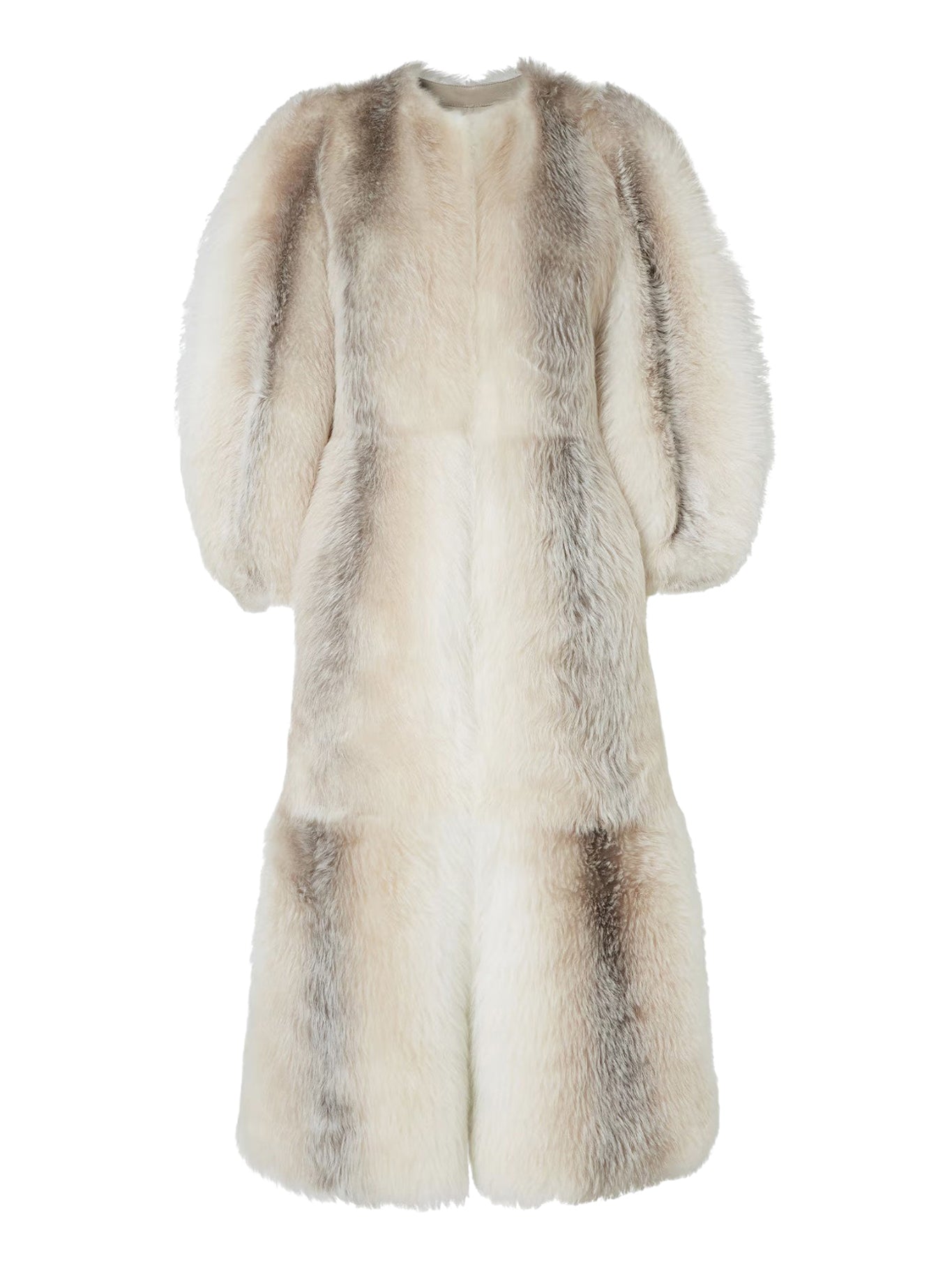 WHITE BACKED SHEEPSKIN COAT