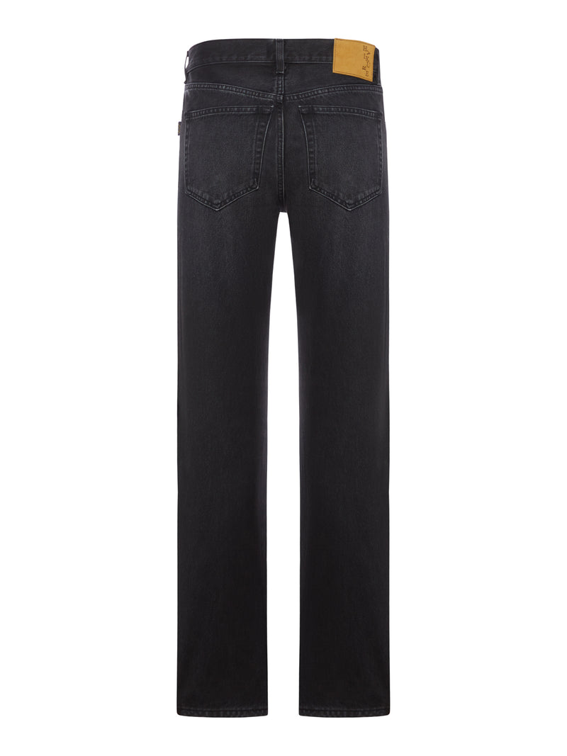 BLAKE MID BLACK JEANS IN COTTON DENIM