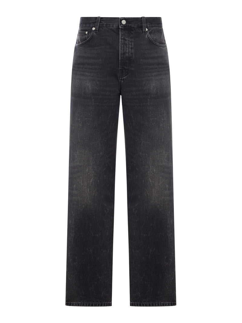 LOGAN BLACK WASH JEANS