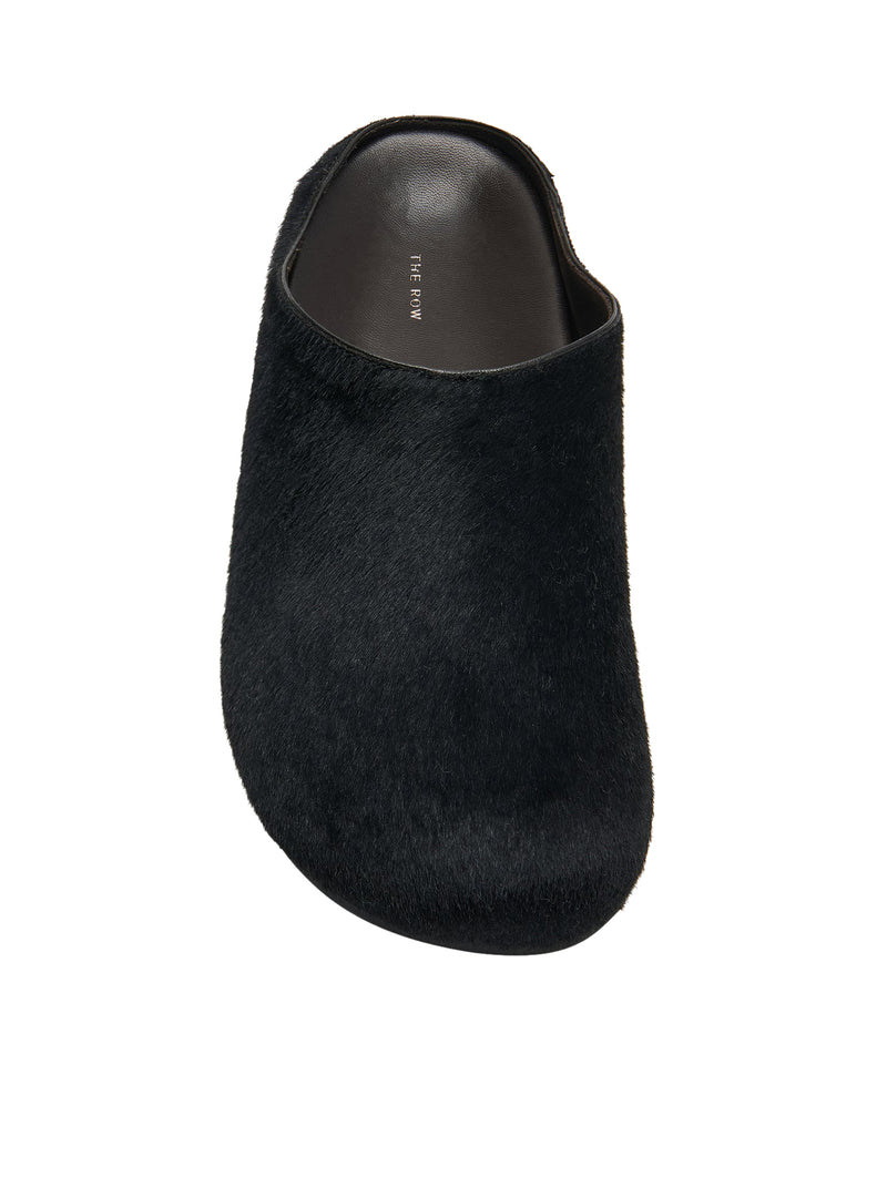 HUDSON PONY LEATHER BANDEAU SANDALS