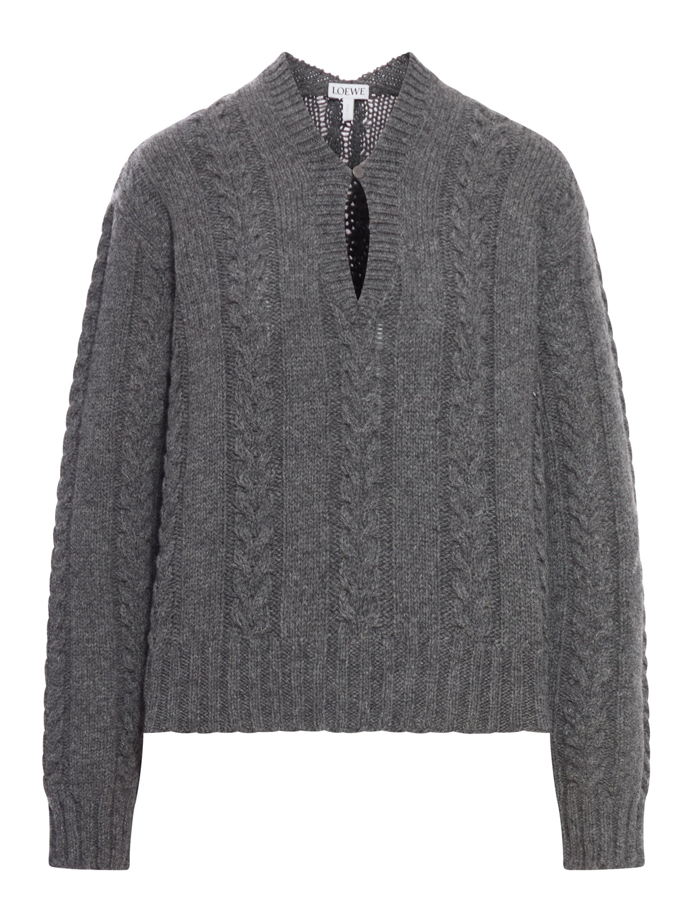 SWEATER IN TEXTURED MOULINÉ WOOL