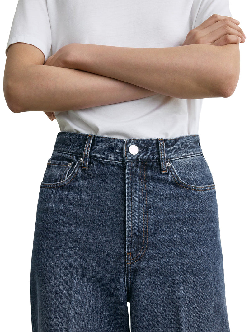 WIDE LEG DENIM JEANS