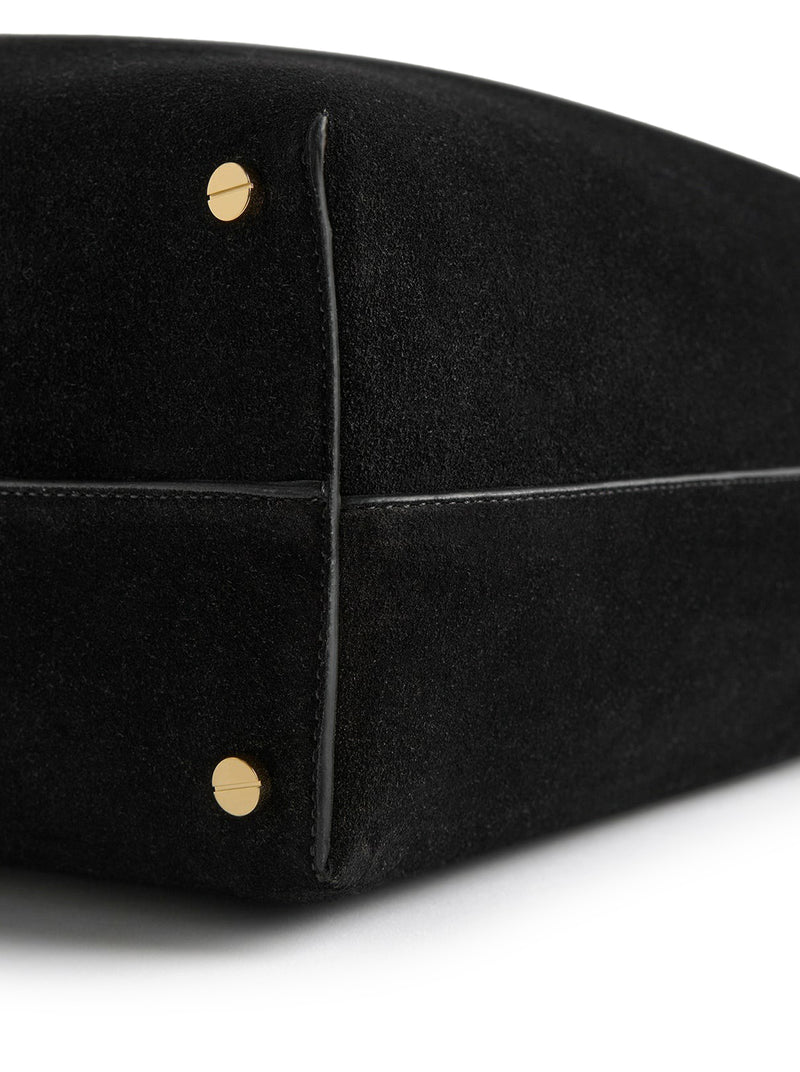 BEVEL SUEDE BAG