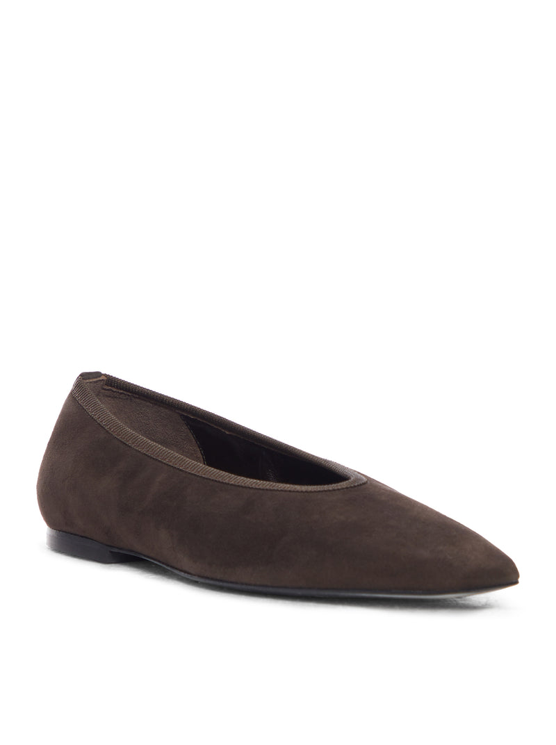 MINIMALIST SUEDE BALLET FLATS