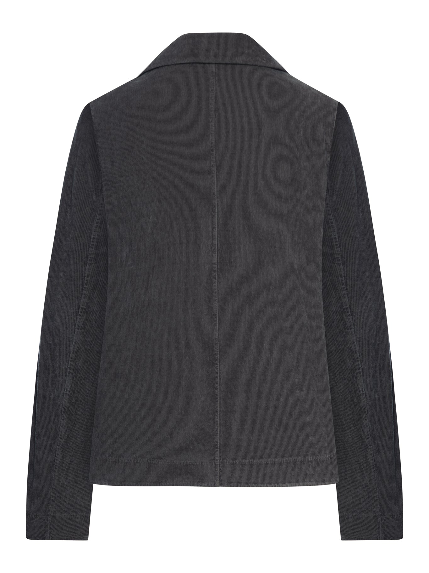 FLARED VELVET RIBBED JACKET