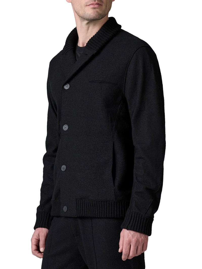 VIRGIN WOOL CLOTH JACKET
