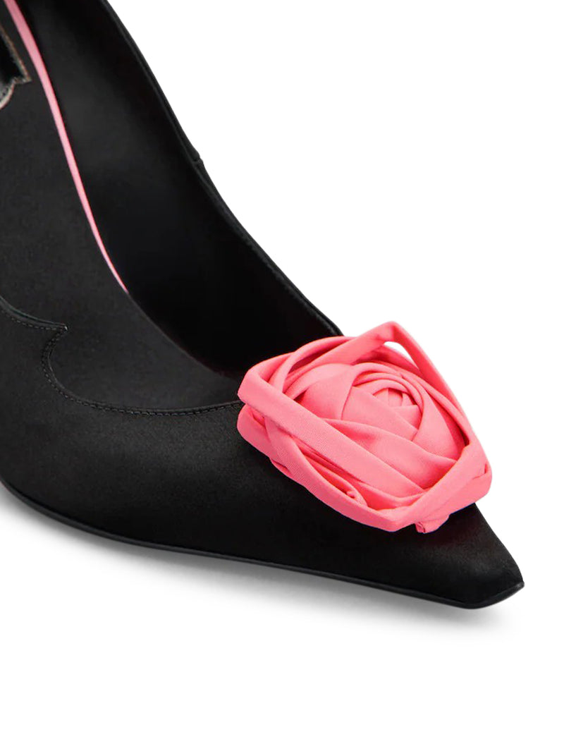 ROSE VIVIER SATIN PUMPS