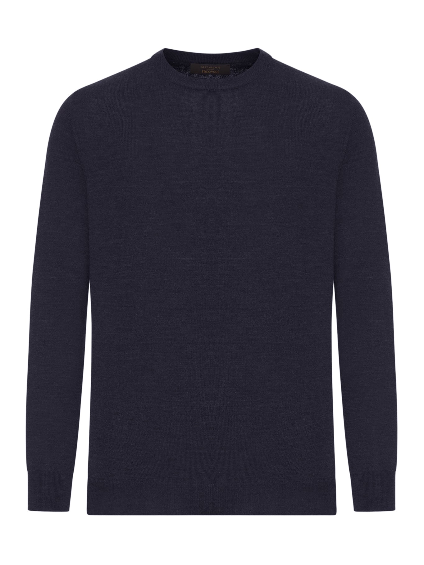 CREW NECK SWEATER IN FINE COMBED WOOL