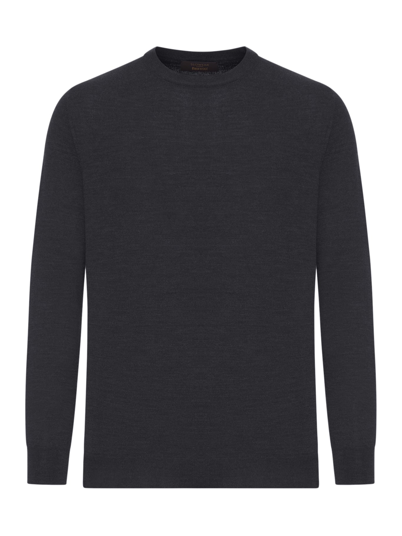 CREW NECK SWEATER IN FINE COMBED WOOL