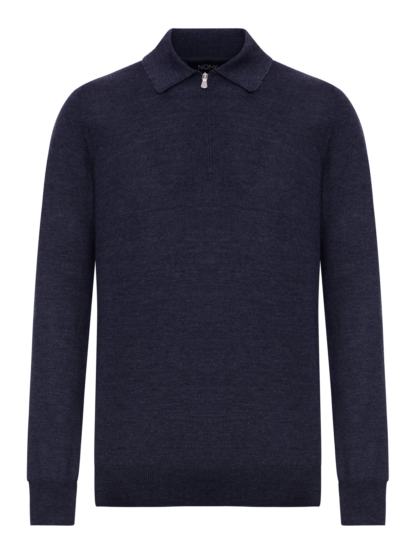 WOOL ZIP-UP POLO