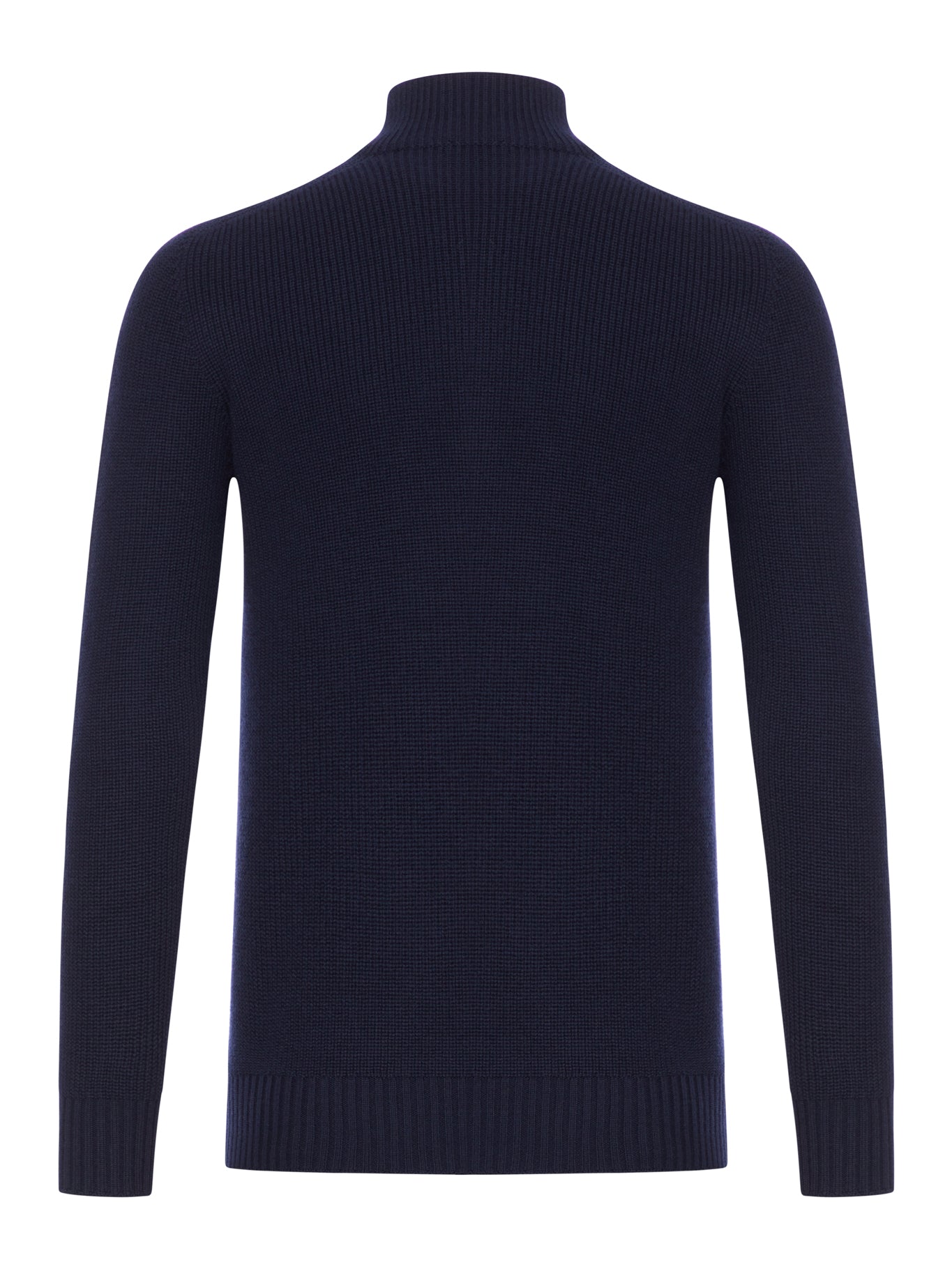 WOOL TURTLENECK SWEATER WITH ZIP