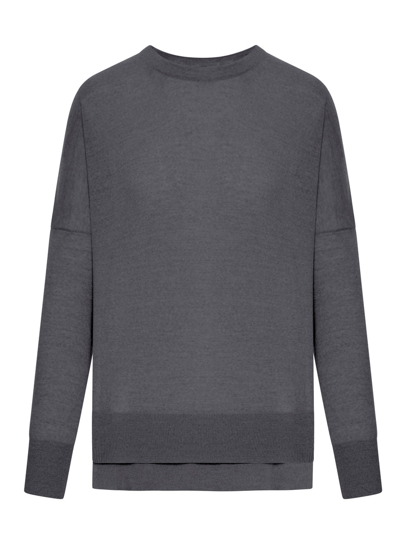 CREW NECK WOOL SWEATER
