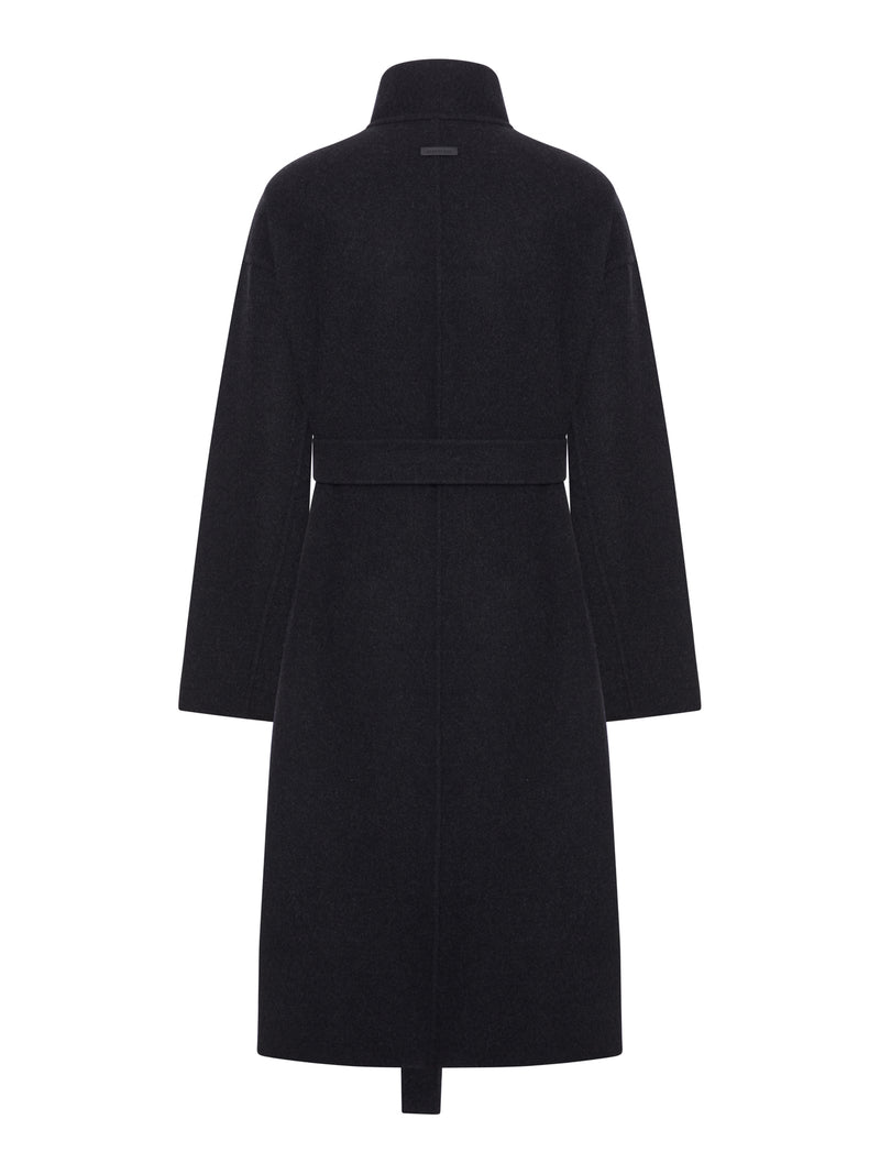 HIGH NECK WOOL COAT