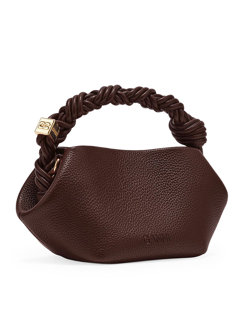 MINI BOU BAG IN GARNET BROWN