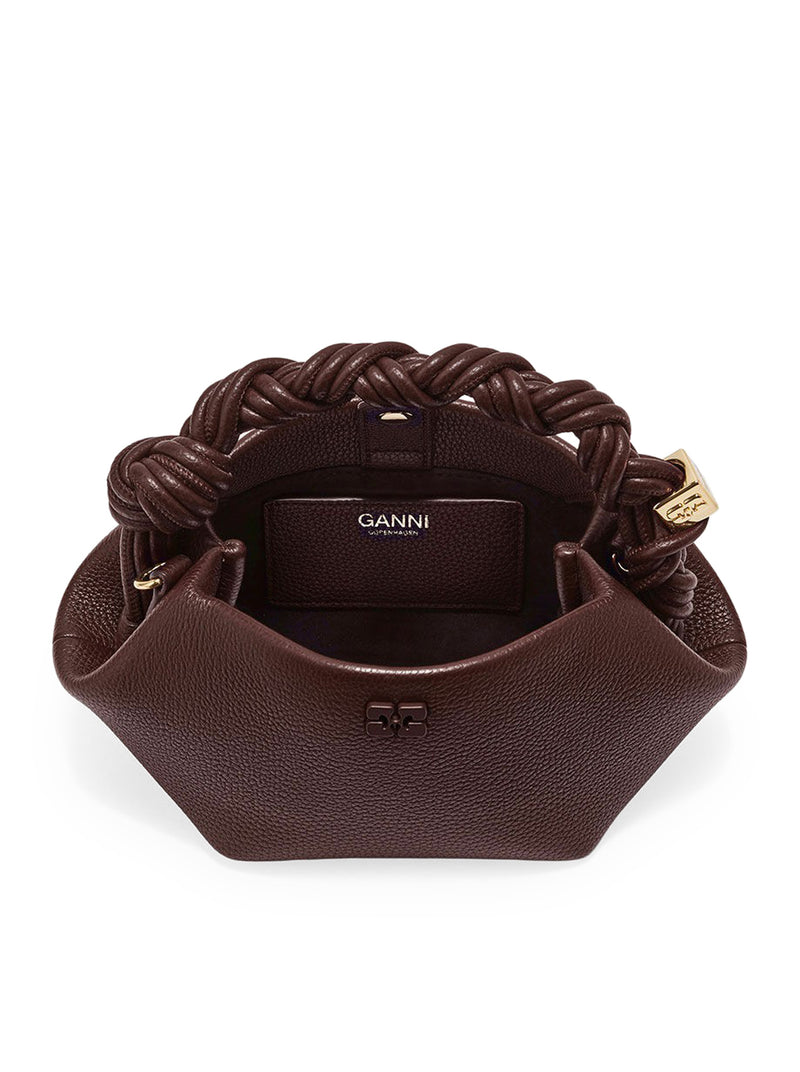 MINI BOU BAG IN GARNET BROWN