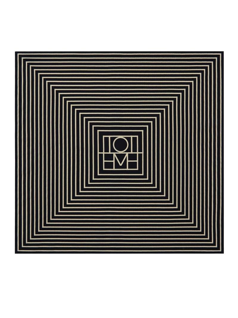 SIGNATURE MONOGRAM SILK SCARF