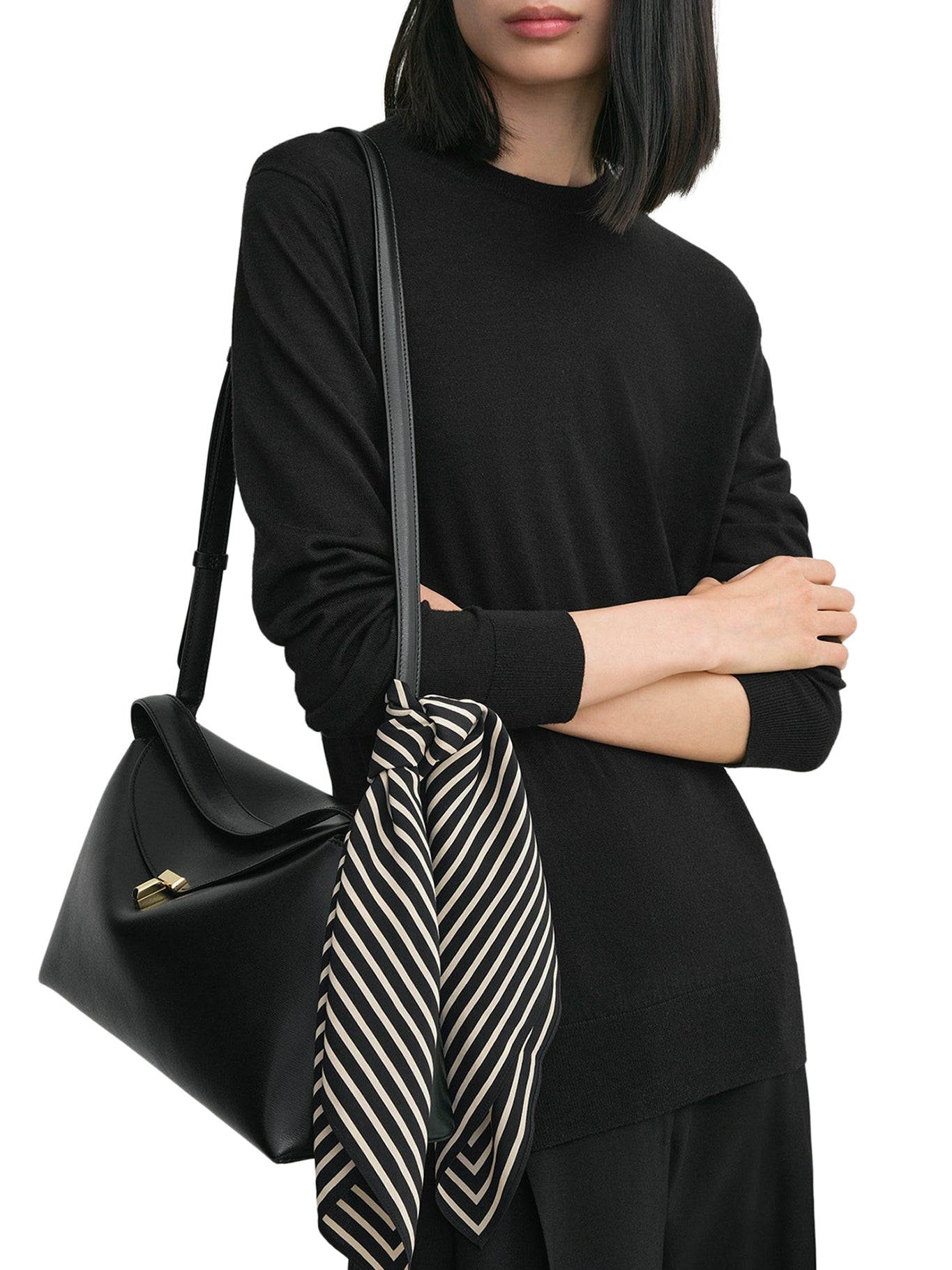 SIGNATURE MONOGRAM SILK SCARF