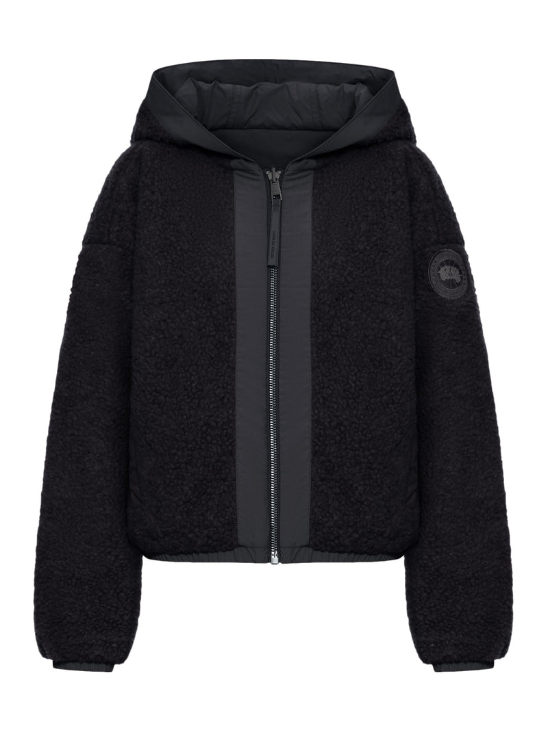 ALBERNI REVERSIBLE FLEECE BOMBER JACKET