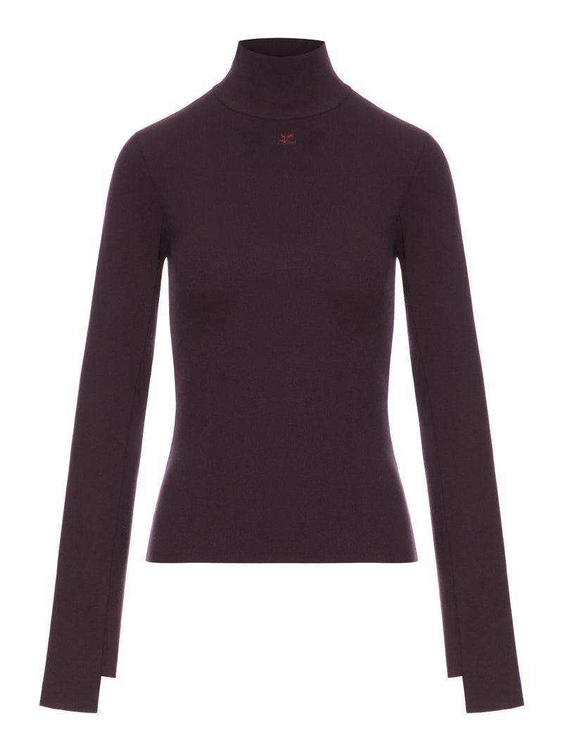 INTERLOCK TURTLENECK SWEATER