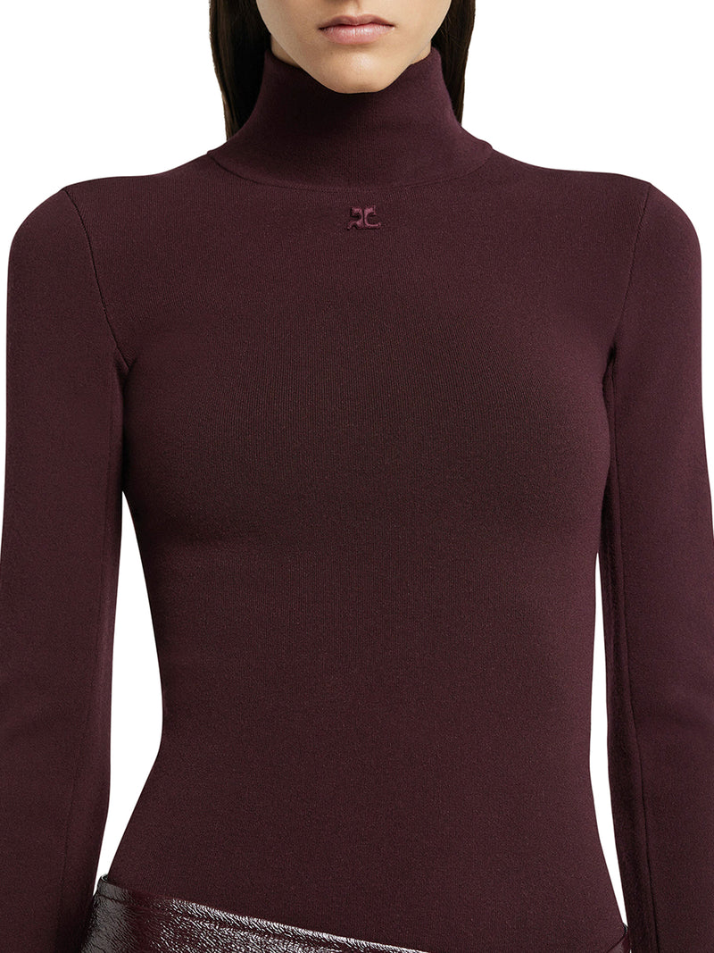 INTERLOCK TURTLENECK SWEATER