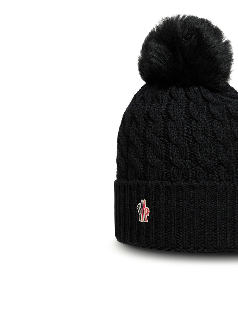 WOOL HAT WITH POM POM