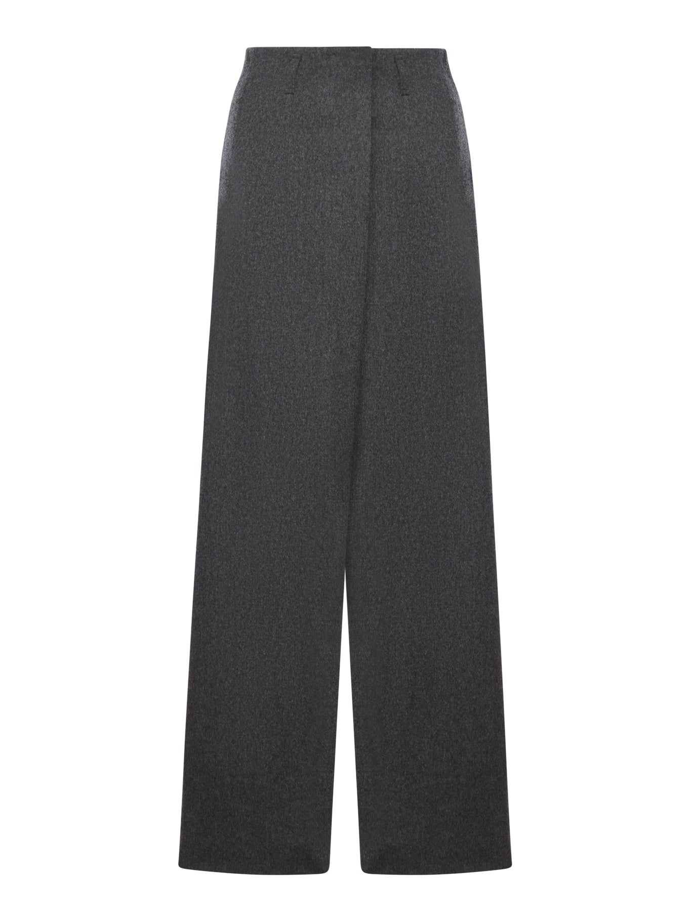 ASYMMETRIC WOOL TROUSERS
