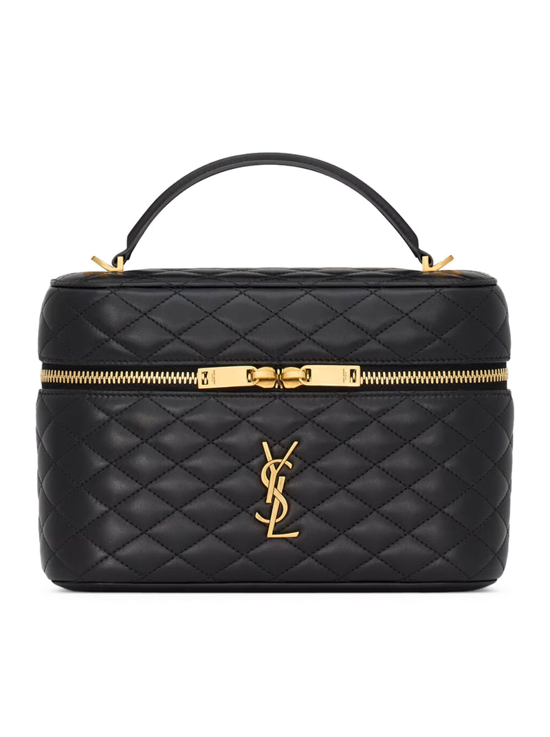 GABY LARGE LAMBSKIN VANITY BAG