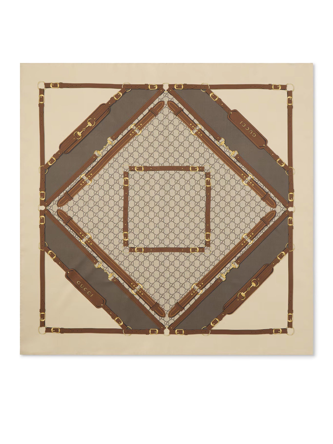 PRINTED SILK TWILL SCARF