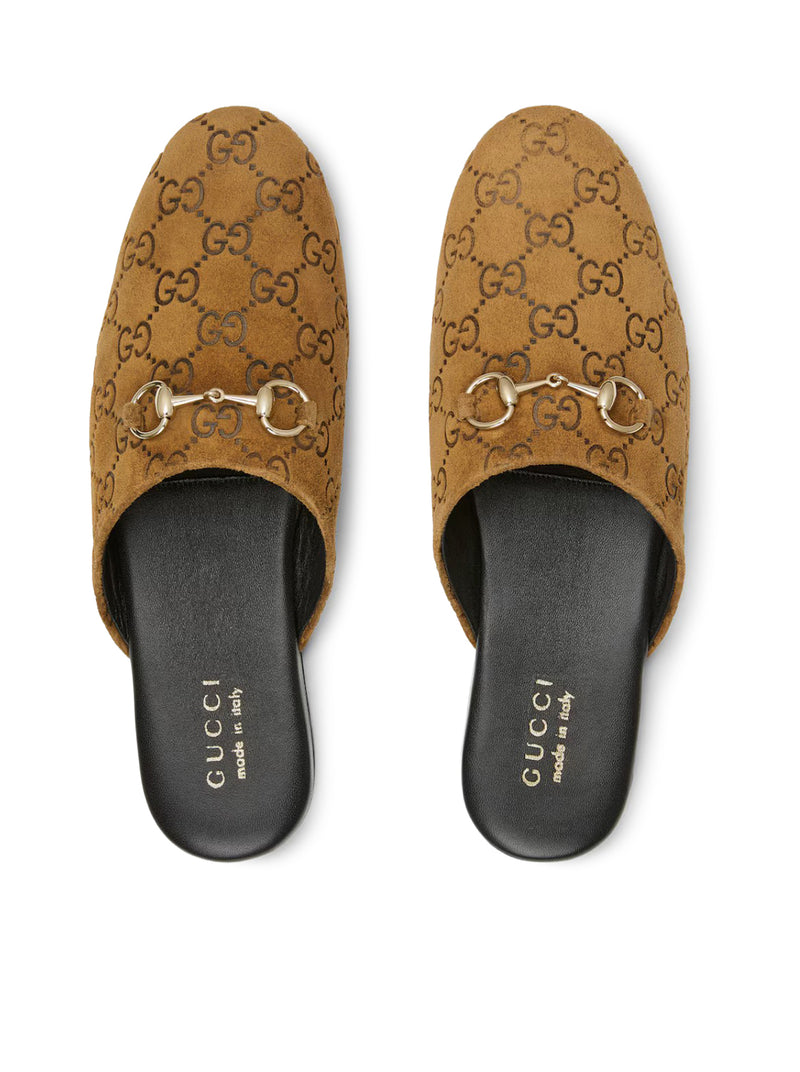 SUEDE CLOG WITH HORSEPOWER