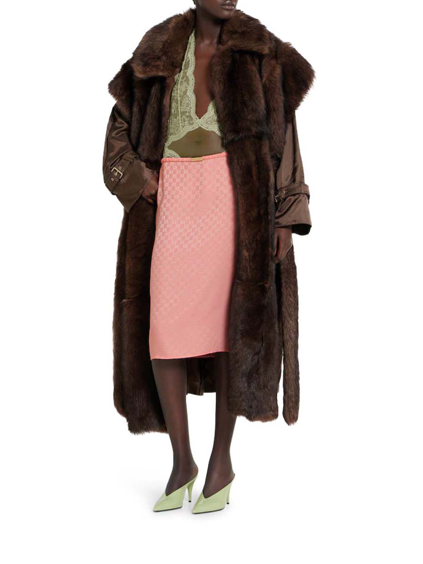 GG JACQUARD SILK SKIRT