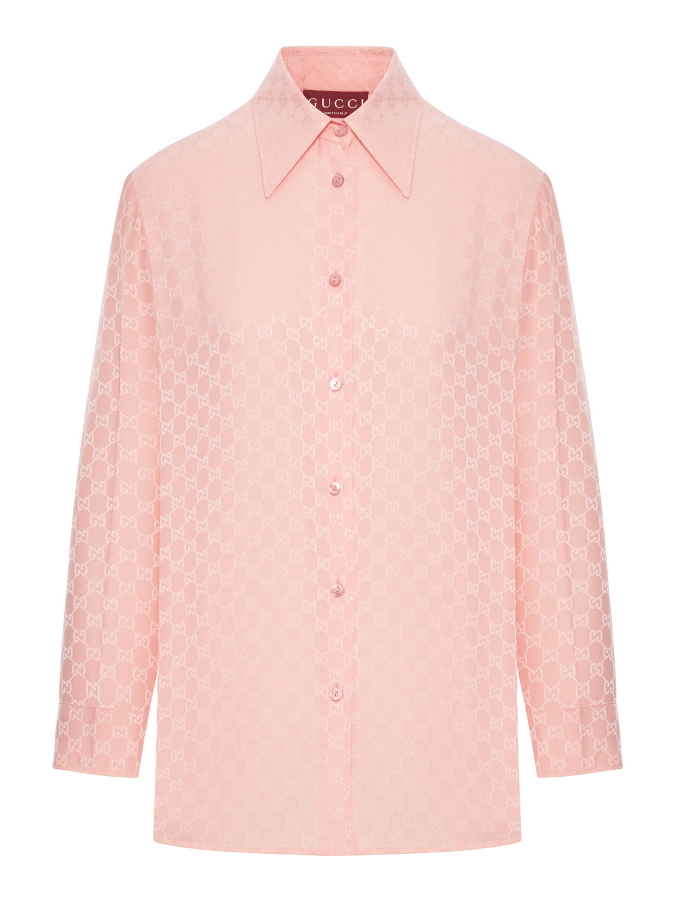 GG JACQUARD SILK SHIRT