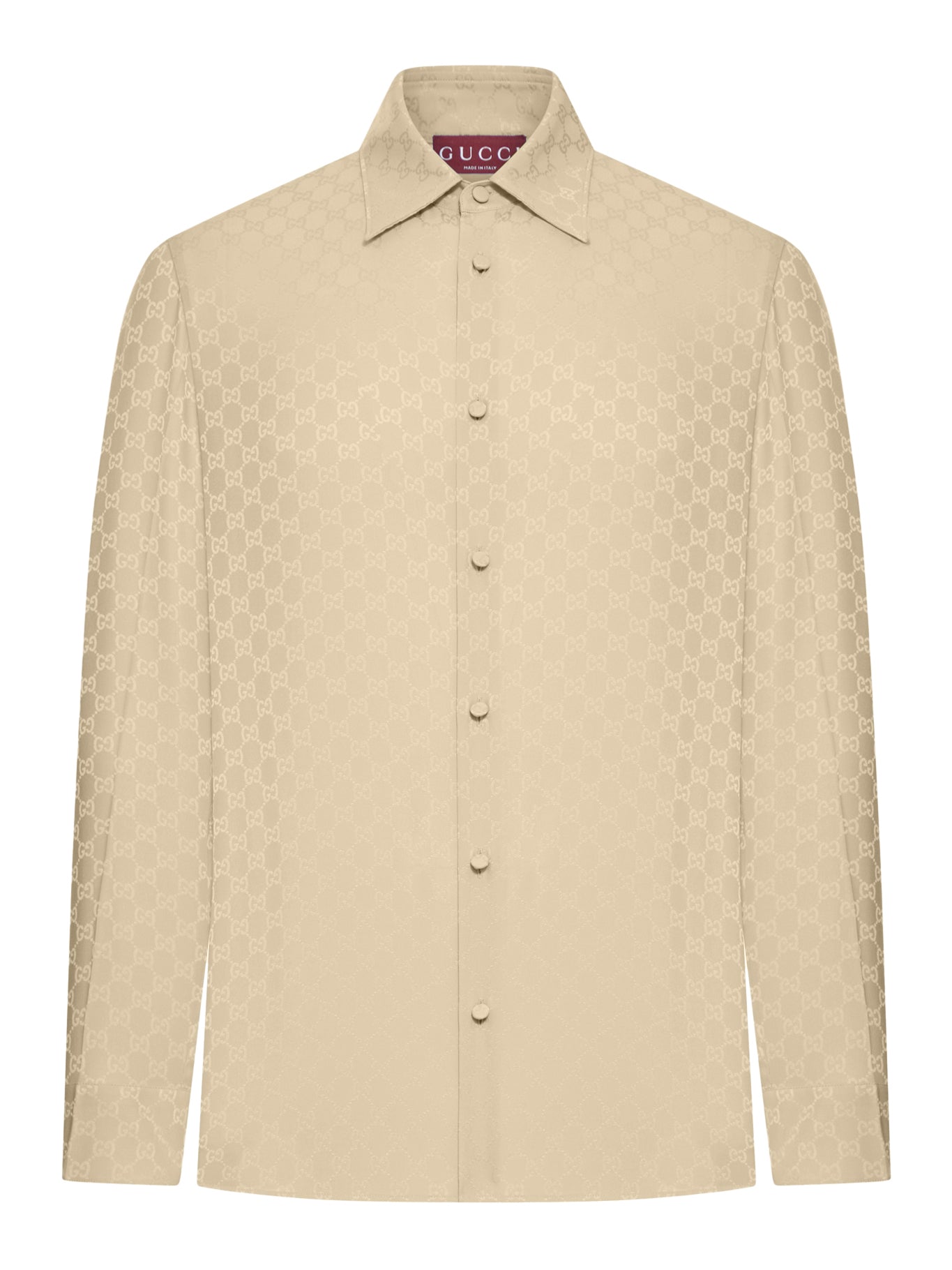 GG JACQUARD SILK SHIRT