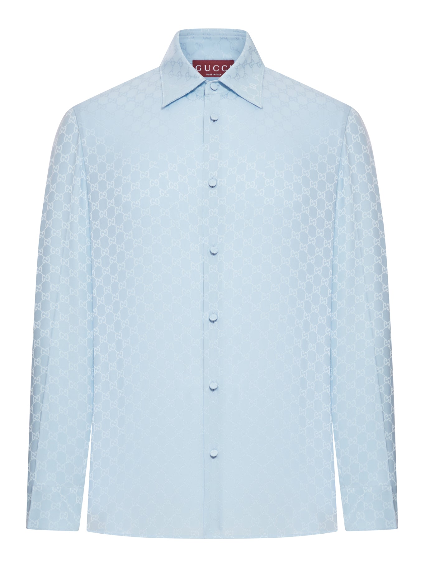 GG JACQUARD SILK SHIRT